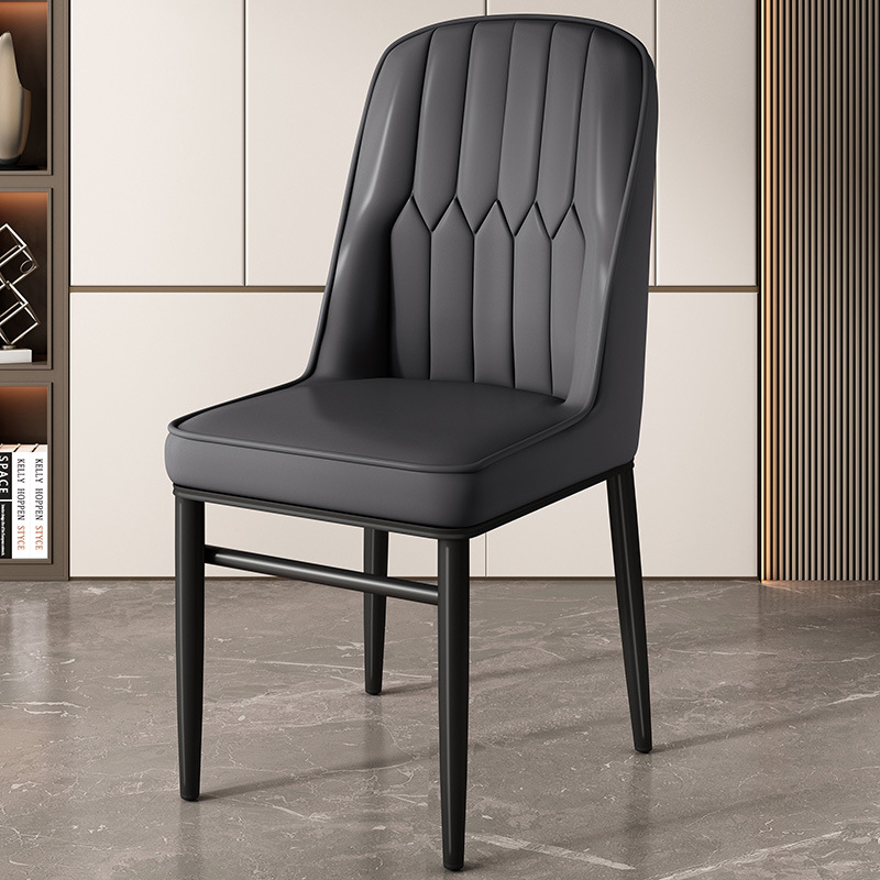 블랙 + 블랙 뒷면과 블랙 다리 [엄선된 가죽 안정 프레임]