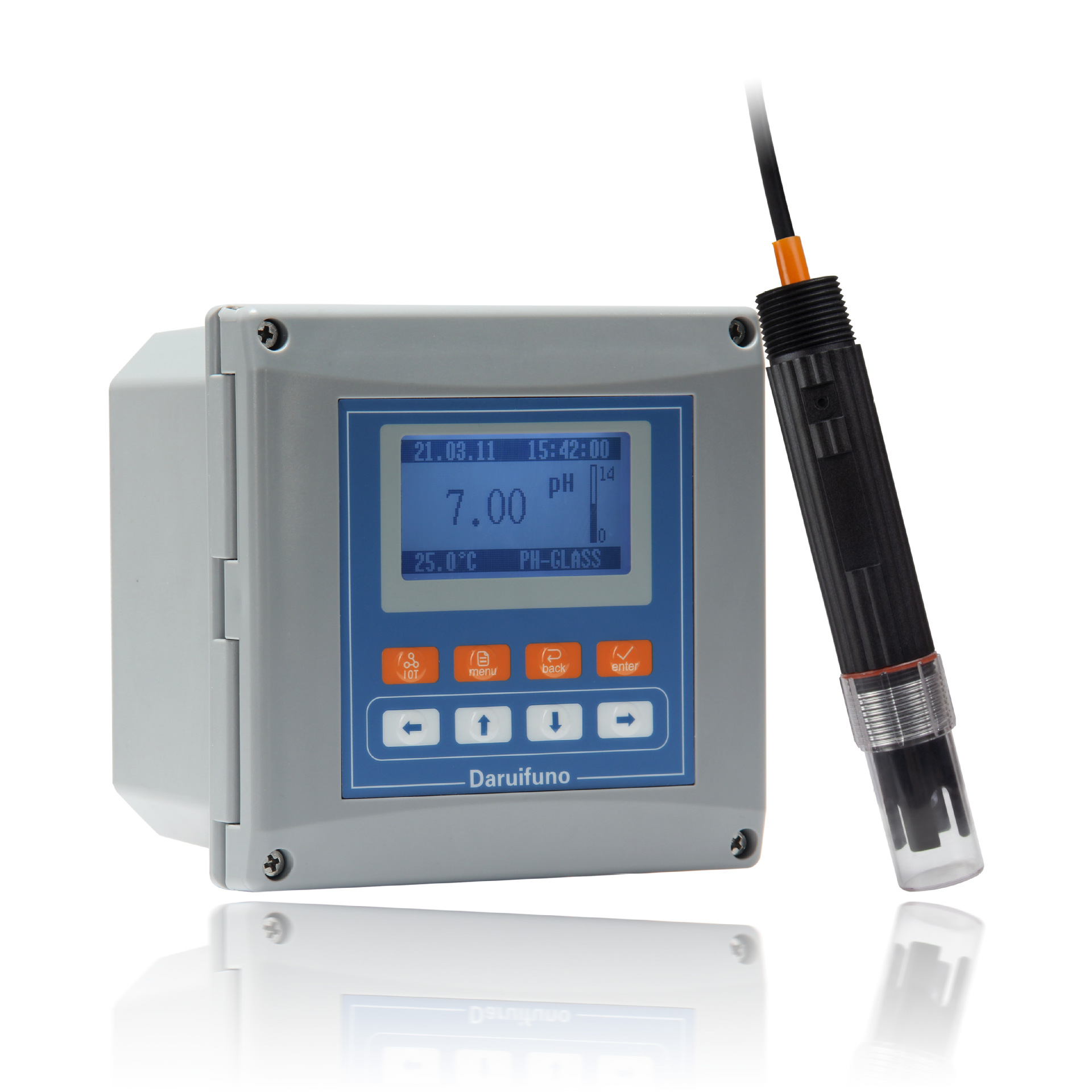 厂家直供自动加药工业废水RS485输出在线pH/ORP控制器