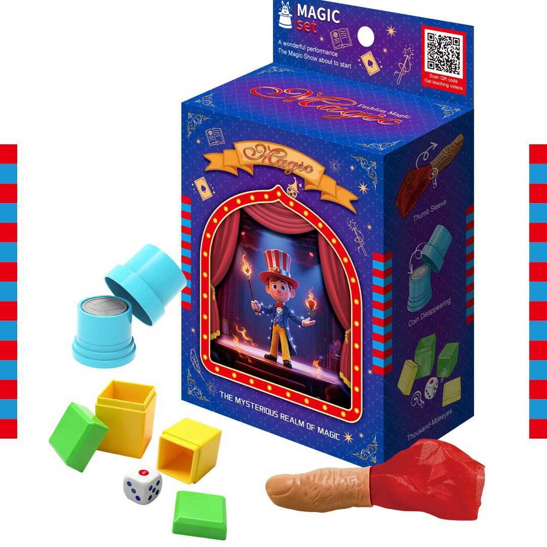 Puzzle infantil transfronterizo bolsillo mágico accesorios mágicos interacción padre-hijo cambio mágico caja de regalo image 6