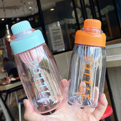 昌諾戶外運動水杯塑料男女生夏季隨身杯子防摔小學生直飲杯耐摔