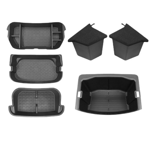 Suitable for Tesla's new modely/3 trunk storage box side storage bucket interior modification accessories
