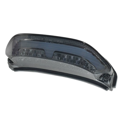 Suitable for Honda Cbr600Rr 25-26 Modified Motorcycle Led Tail Light Brake Turn Signal Integrated Assembly (Motorcycle tail) - smoked-black