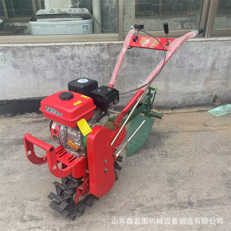 除草施肥单轮履带式微耕机农业大马力手扶旋耕机山坡地耕整翻地