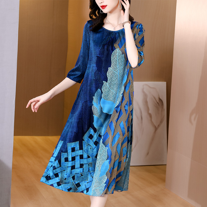 Elegant long summer dress