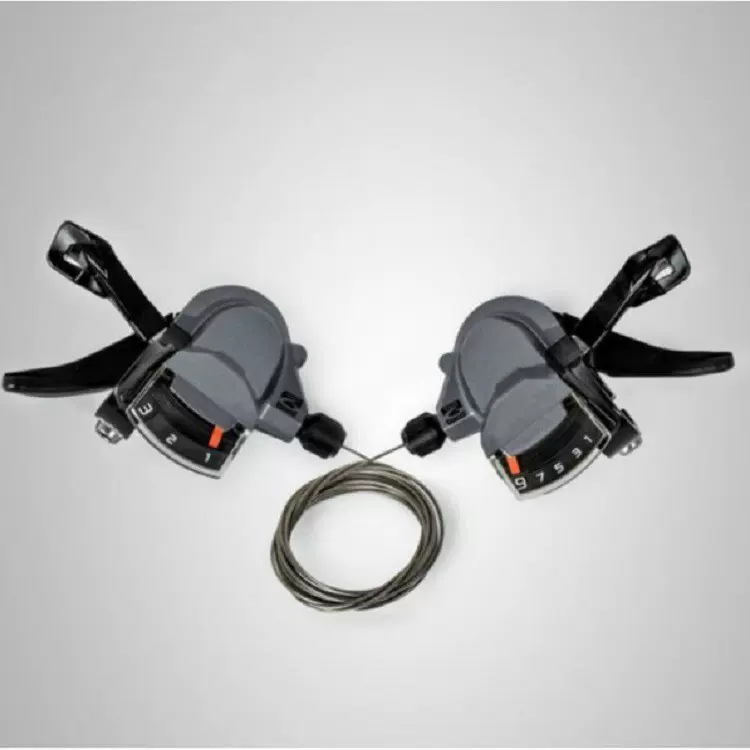 自行车配件山地车m4000指拨分体指拨9速27速油碟变速配件调速器