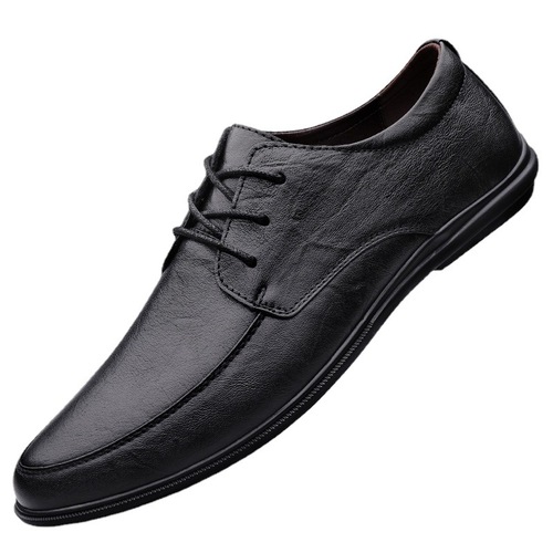Men's business casual shoes, lace-up all-season shoes, soft-soled driving shoes, super-mobile professional work shoes, men's shoes, leather shoes, men's shoes