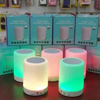Красочный сенсорный светильник с Bluetooth-динамиком, домашний беспроводной семицветный атмосферный светильник, отключенный от сети, светящийся и меняющий цвет
