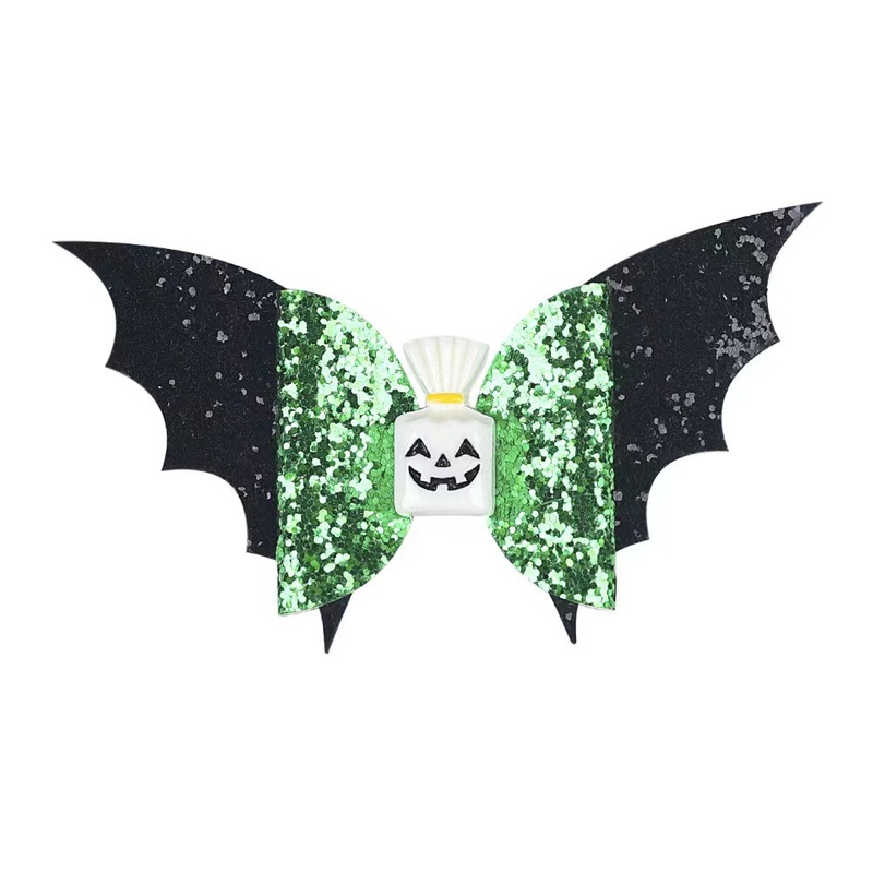 欧米のハロウィーン子供の髪飾りカボチャ革コウモリの髪飾り|undefined