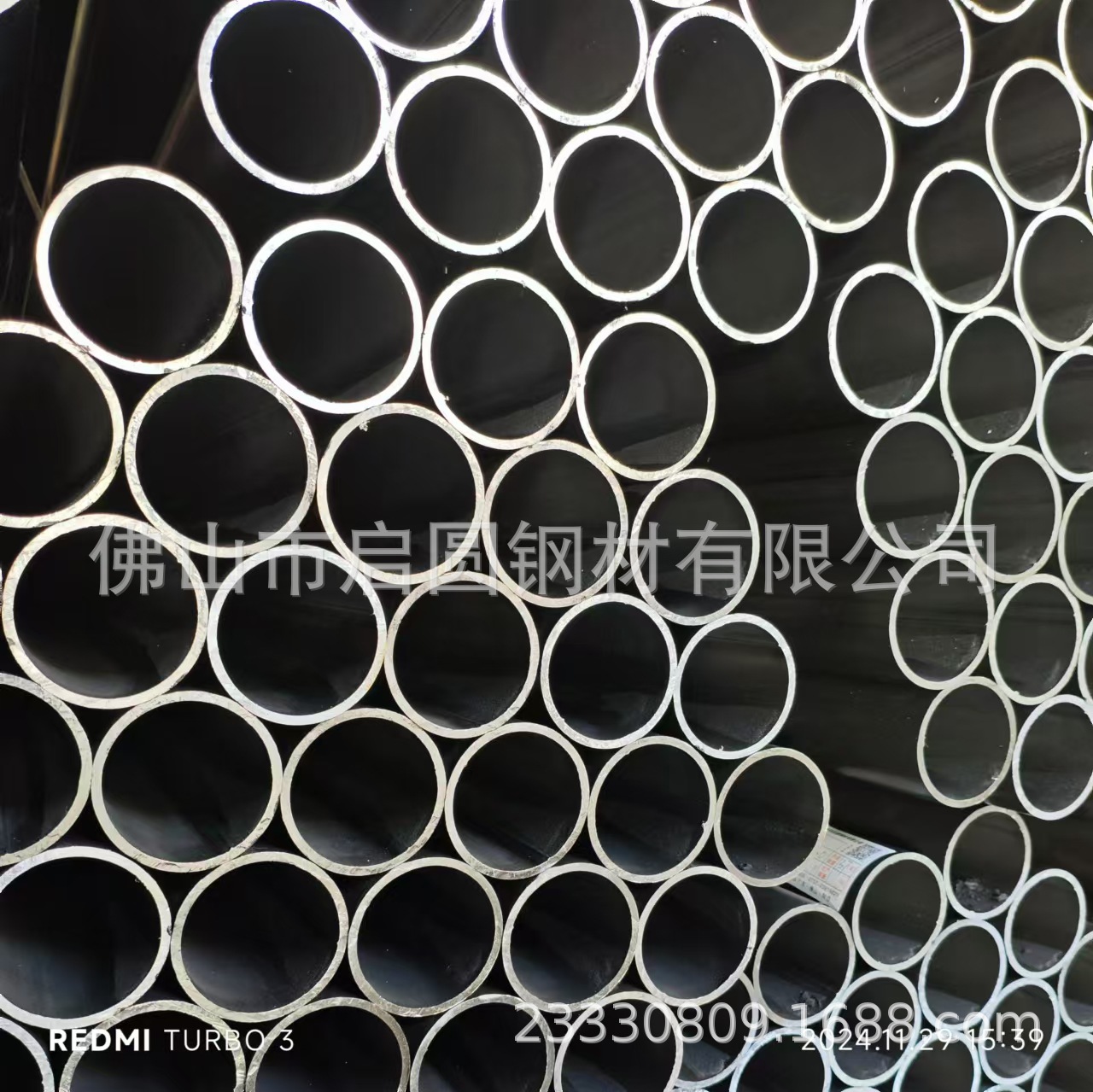 佛山高频焊管现货供应     直缝焊管现货供应     60*3.0黑料圆管