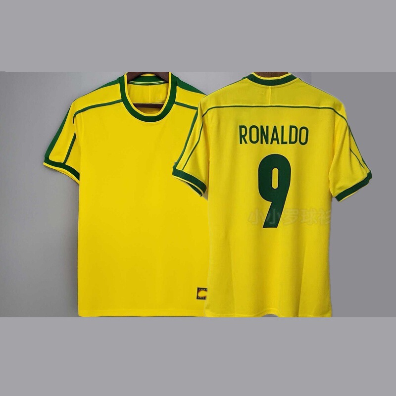 48時間以内にレトロジャージ、サッカーユニフォーム、クラシックナショナルチームユニフォーム、ベッカム、ジダン、メイ、XCロナウドを送信します。|undefined