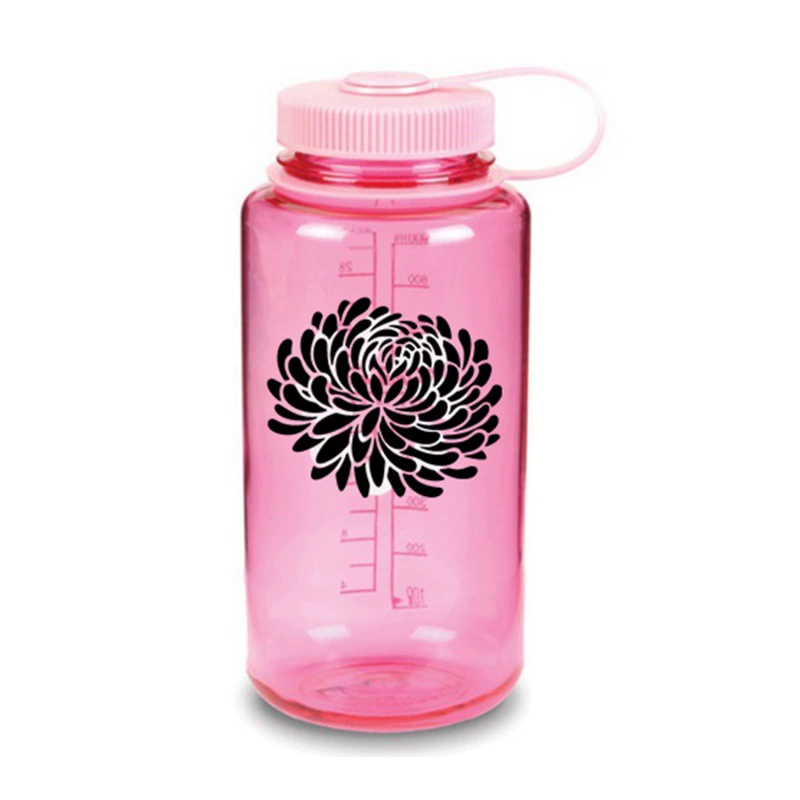 Capacious handheld plastic space teapot for water for gym, 1000 ml, 32 oz