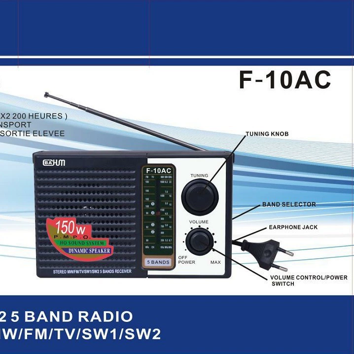 Заводская поставка трансграничная поставка ретро-указатель Многополосная музыкальная ручная радиостанция прямое утверждение с фабрики