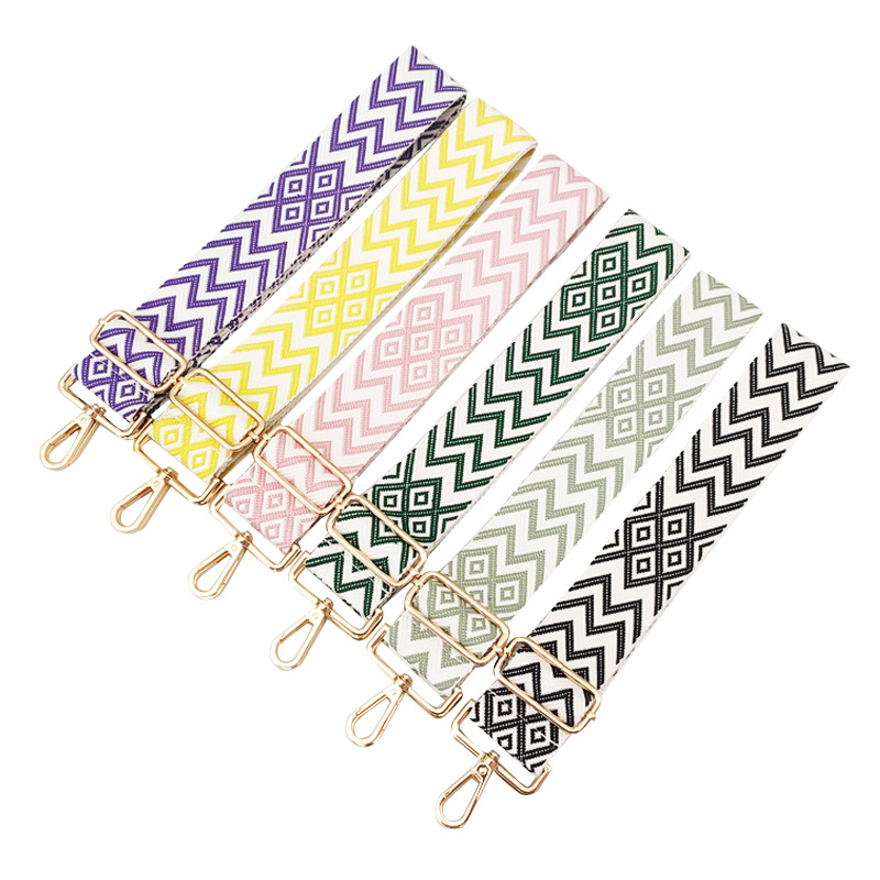 105g Weight Sling Strap Type New Colorful Wide Shoulder Straps Purse Accessories Strap Adjustable Shoulder Crossbody Replacement Burden Reduction Long Strap