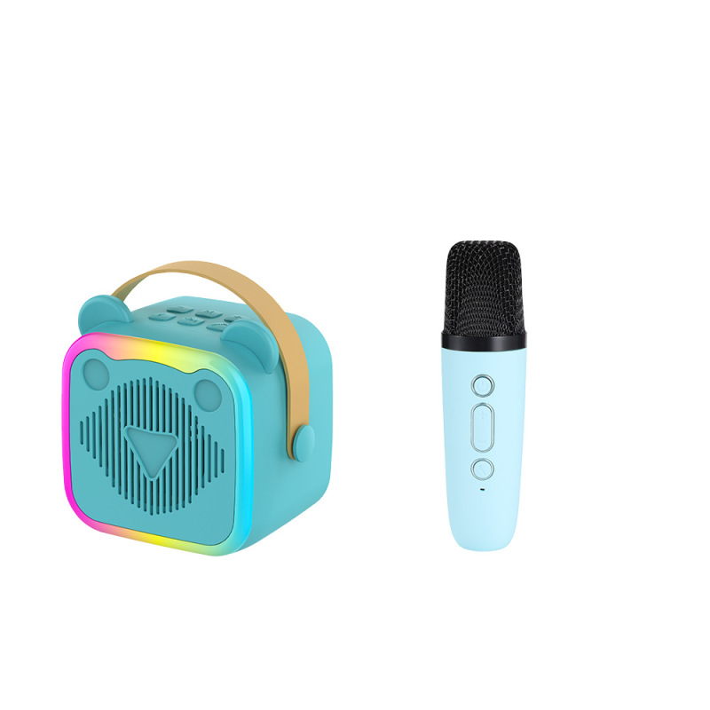 カラオケ Bluetooth K10 スピーカー マイク 歌うオーディオ オールインワン マイク付き 誕生日プレゼント 女の子 子供の日 K12|undefined