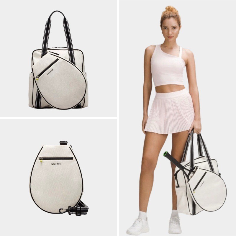 Lululemon's Same Style Lu New Three-In-One Tennis Bag 30L Shoulder Bag Yoga Portable Backpack Lululemon's Same Style Lu New Three-In-One Tennis Bag 30L Shoulder Bag Yoga Portable Backpack