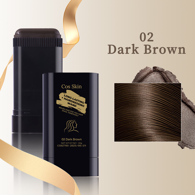 跨境专供爆款CosSkin美发棒 持久性美发棒遮盖白发Hair Dye Stick|undefined