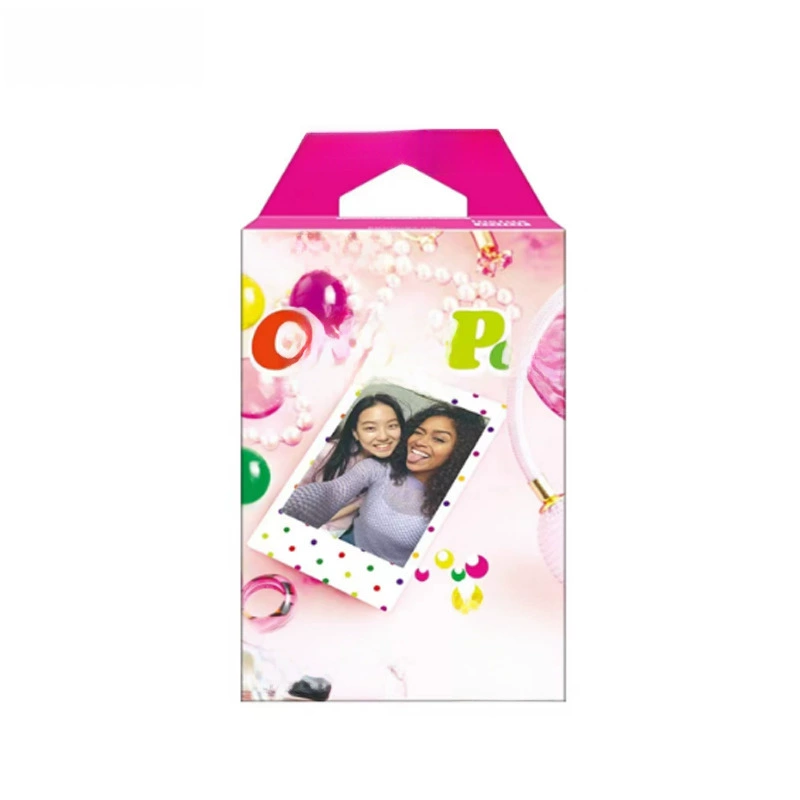 Купить Fuji Spot Shooting Paper 3-дюйм Rainbow Black Border Candy Фото Бумага