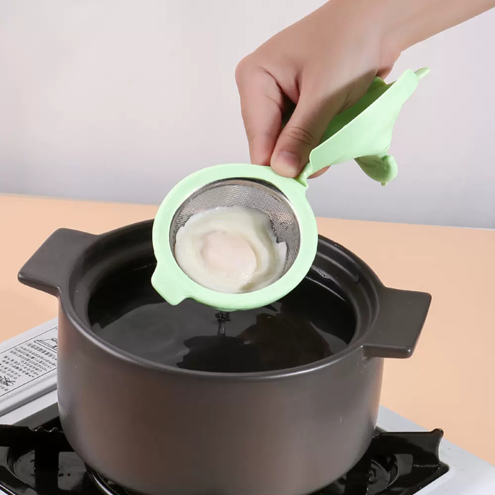 厨房小工具 微波炉煮蛋杯食品煮蛋碗蒸蛋器带底座 硅胶蛋托煎蛋器