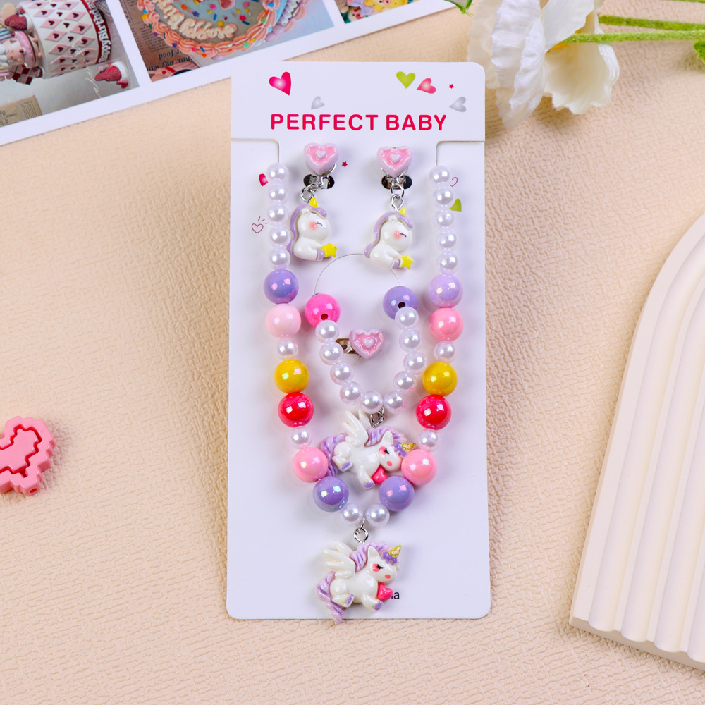 퍼플 유니콘 5종 세트 [종이카드 포함]