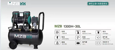 Spray Paint 220V Air Compressor: Hava kompressorları - 1300h-30l
