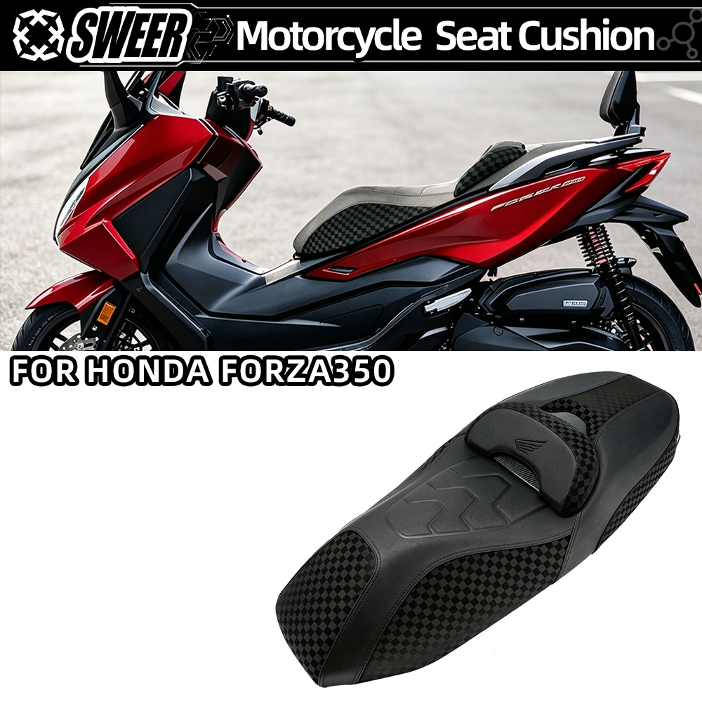 New model suitable for Honda FORZA350 motorcycle, modified waterproof seat cushion with comfortable waist support seat assembly accessories