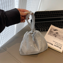 时尚晚宴包镶钻手工包宴会晚装包简约地雷手拿包洋气唯美手提女包