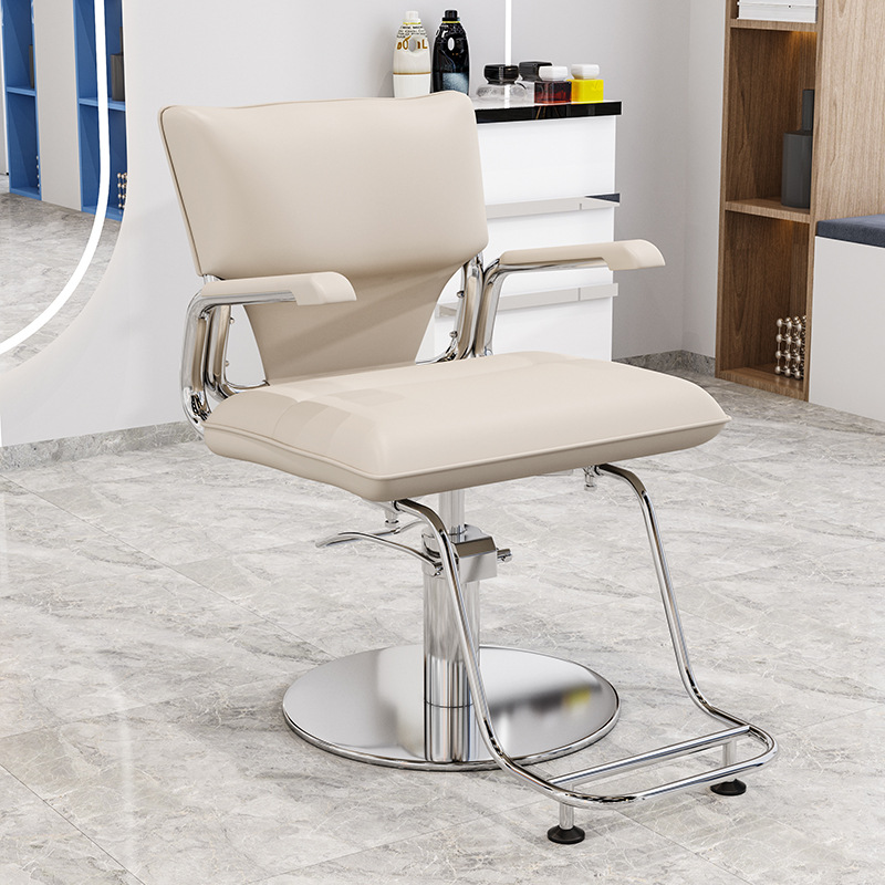 silla de peluquería elevable y giratoria para salón de peluquería especial, silla de peluquería japonesa moderna y simple