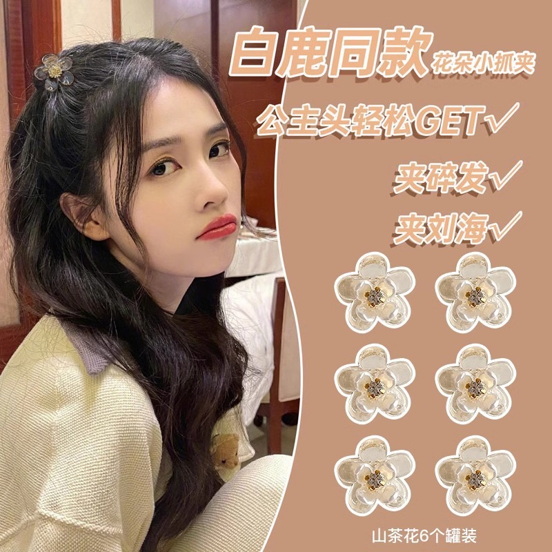 Princesa negra cabeza pequeña agarra pinza de cabello para mujer 2025 nuevo clip de frangeo clip clip de cabello roto clip de frente