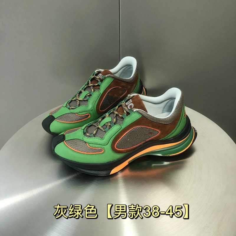 GG家Runスポーツシューズ女性ランニングシューズ2024年モデル軽量厚い底カジュアルお父さん靴男性カップルモデル女性靴|undefined