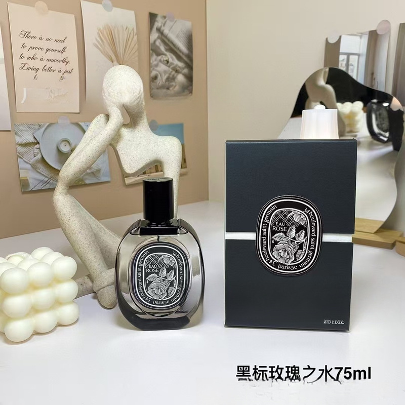 国境を越えたベトナム香水ティプ黒と白のサンダルウッドドゥーサンホワイトローズウォータードゥイエールジュエム香水ドロップシッピング|undefined