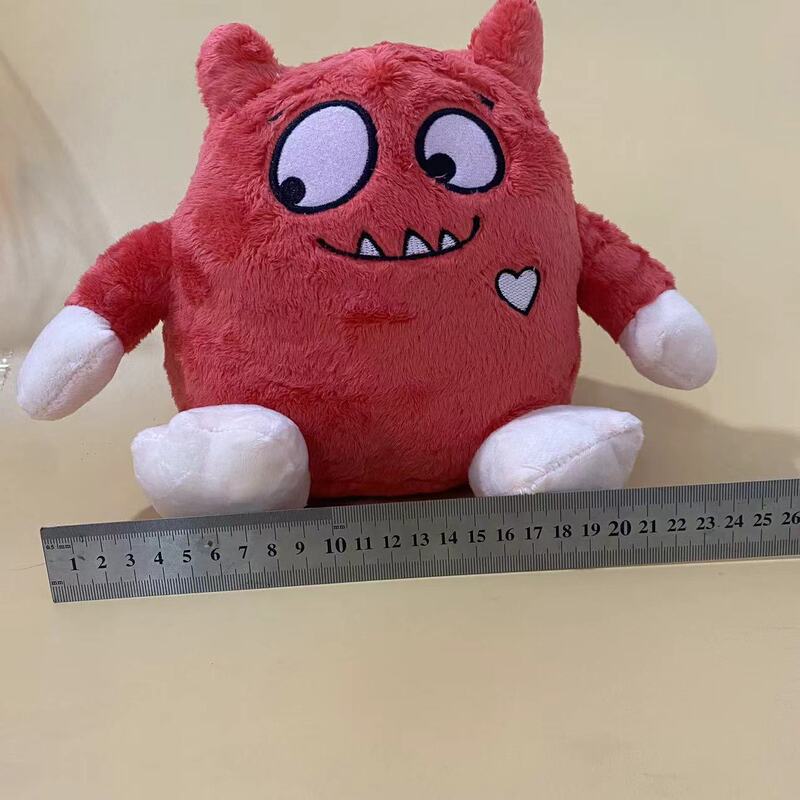 Children's picture book Little Monster Amon Love Monster Red Love little Monster plush doll toy
