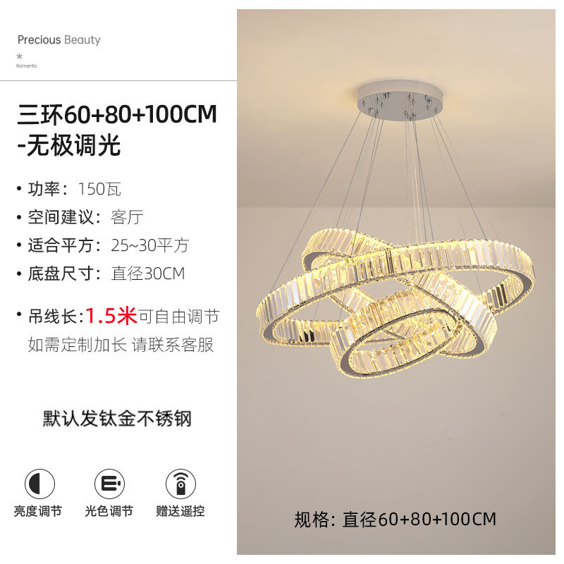 Nuevo edificio dúplex villa atmósfera de cristal candelabro apartamento loft salto candelabro escalera hueca candelabro de cristal