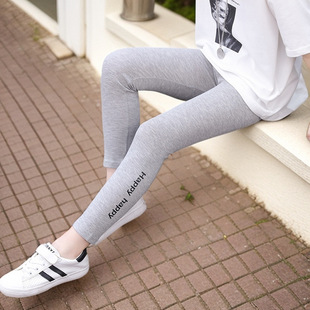 Modal Girls' Leggings Ice Silk Summer Toddler Shark Pants Children's Fitness Yoga Pants Girls Barbie Pants
