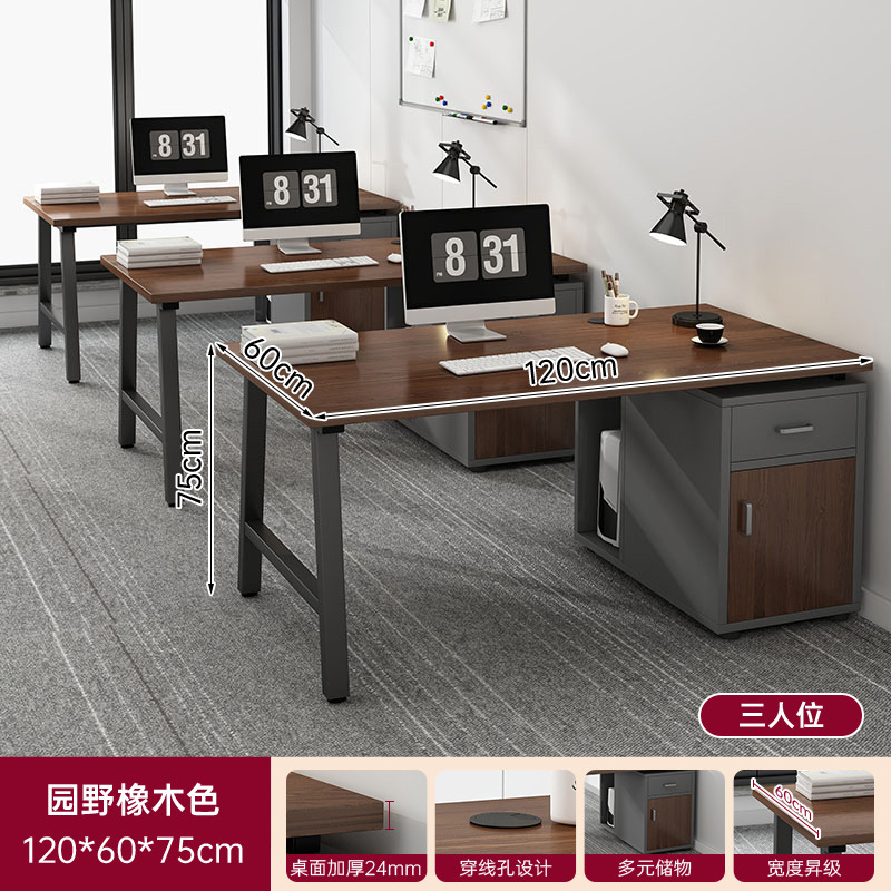 Escritorio del personal Escritorio de oficina simple y moderno