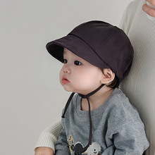 婴儿帽子春秋鸭舌帽小月龄宝宝遮阳帽夏季儿童渔夫帽男女童防晒帽
