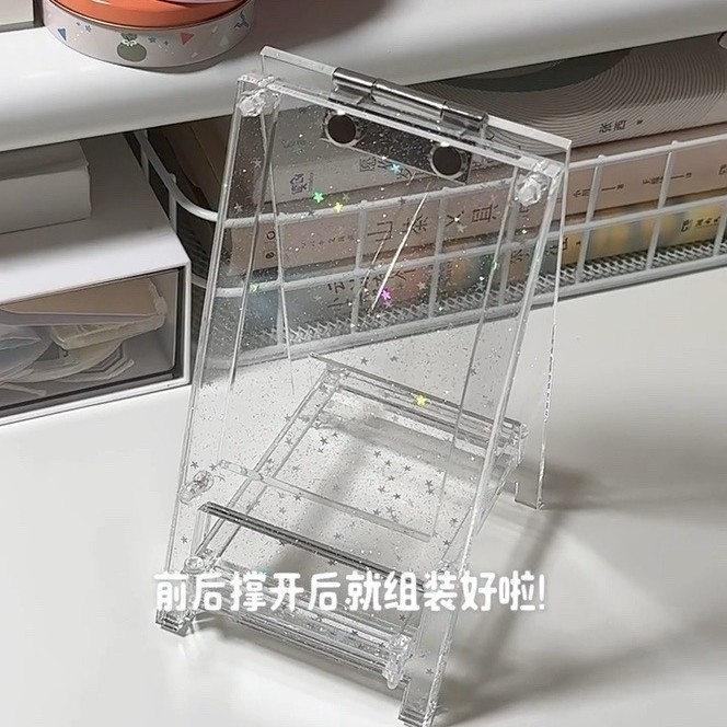 透明アクリルディスプレイボード 3inch 小型カード収納ボックス高価値 Gumei ディスプレイボックスデスクトップディスプレイ棚|undefined