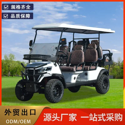 Golf Cart Sightseeing Car Elektrikli qolf avtomobilləri