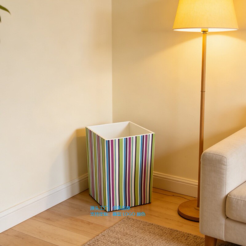 Source Factory Resin Trash Can, Waterproof and Drop-Resistant Trash Can, Decorative Trash Can, Household Floor-Standing Trash Can