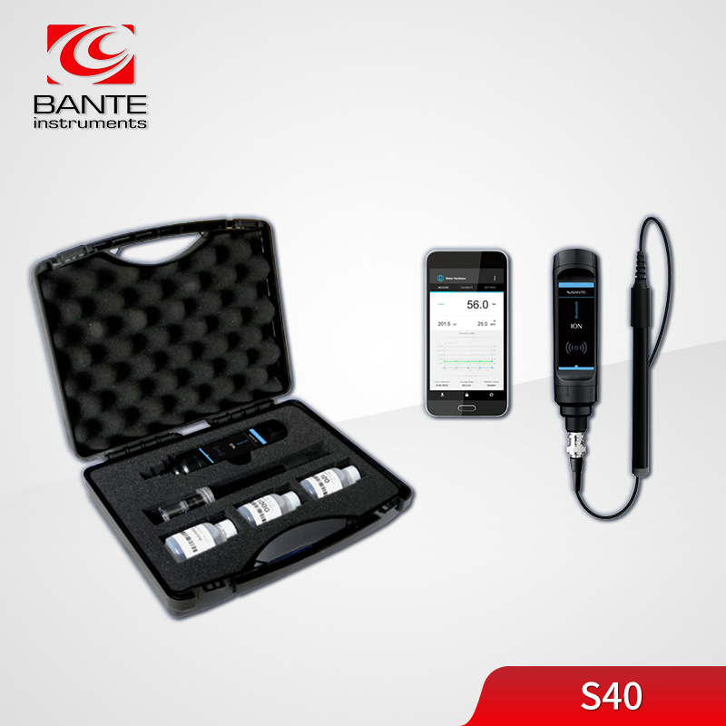 BANTE/般特S50无线蓝牙笔式电导率TDS盐度电阻率电导灰分分析仪