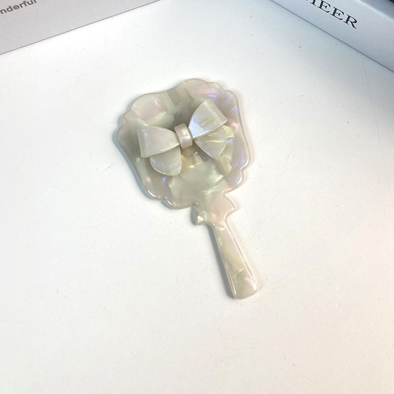 40g Weight Mirror Makeup Tools Types 1 Piece Quantity Acetic acid sheets Material Color Block Pattern Vacation, Classic Style Style Vacation Classic Style Color Block Acetic Acid Sheets Mirror 1 Piece 5