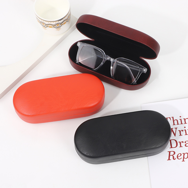 New Style Glasses Box Iron Box Large Sunglasses Box Hard Box Trendy Brand High Color Value Large Frame Sunglasses Box Sunglasses Box