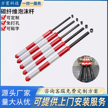 停车场门禁道闸杆ETC高速红白圆形碳纤维碳素道闸泡沫起落圆杆