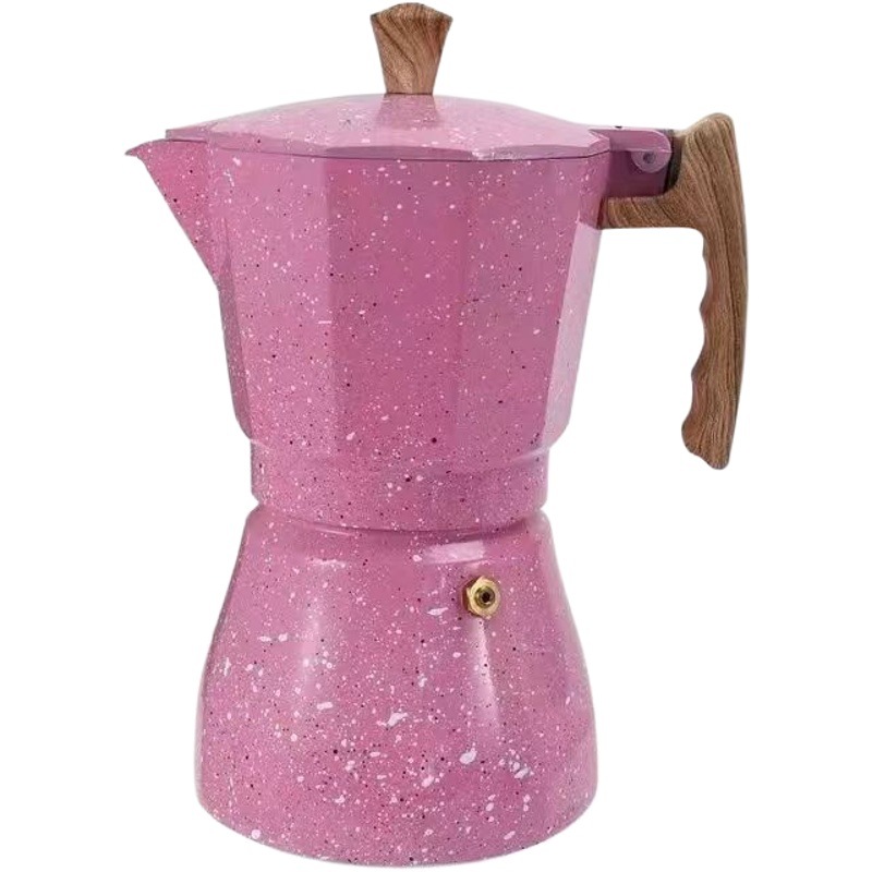 Moka olla transfronteriza en stock cafetera Europea octogonal olla italiana café extracción en frío olla herramientas para hacer café