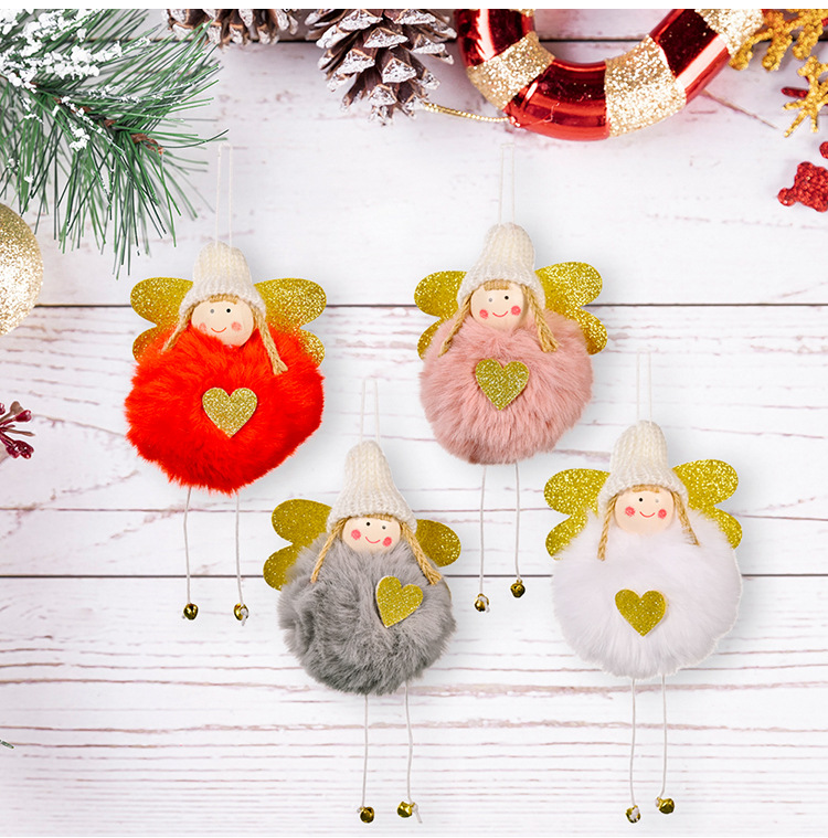 Christmas Golden Wings Small Bells Angel Decoration Wholesale Nihaojewelry display picture 9