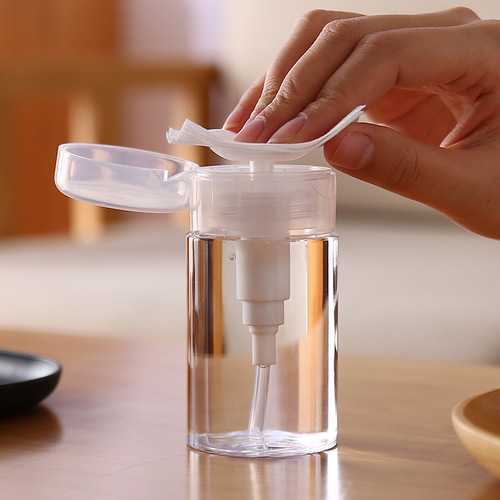 Travel portable dispensing bottle push-type skin care product dispensing empty bottle makeup tool makeup remover lotion bottle