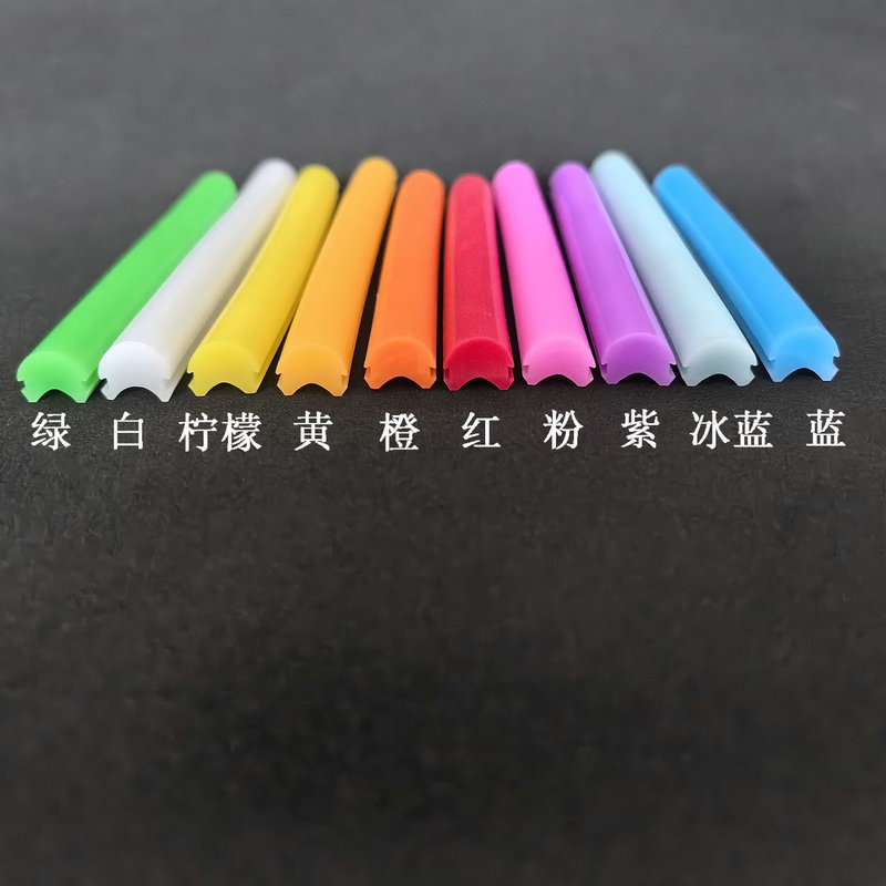 Split Neon Strip 12mm Flexible Strip Pure Silicone Light LED High Lighting Advertising Shapes