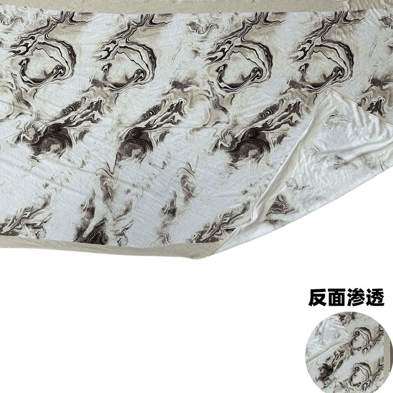 热销精品柔软丝光棉双面渗透印花包头巾 Printed Jersey Hijab|undefined