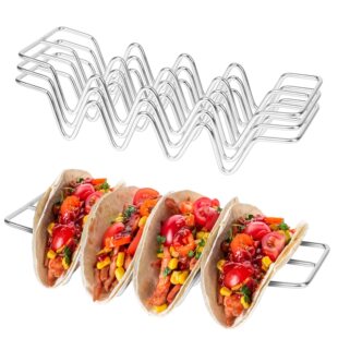 304 stainless steel taco rack W type taco pancake rack kitchen utensils in stock wholesale