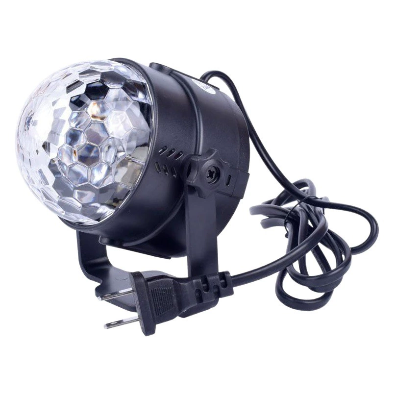 Миниатюрный волшебный шар для вечеринок, разноцветный световой прибор, вращающийся светильник, атмосферный светильник для караоке, проекционный светильник, диско-шар, волшебный светильник-шар