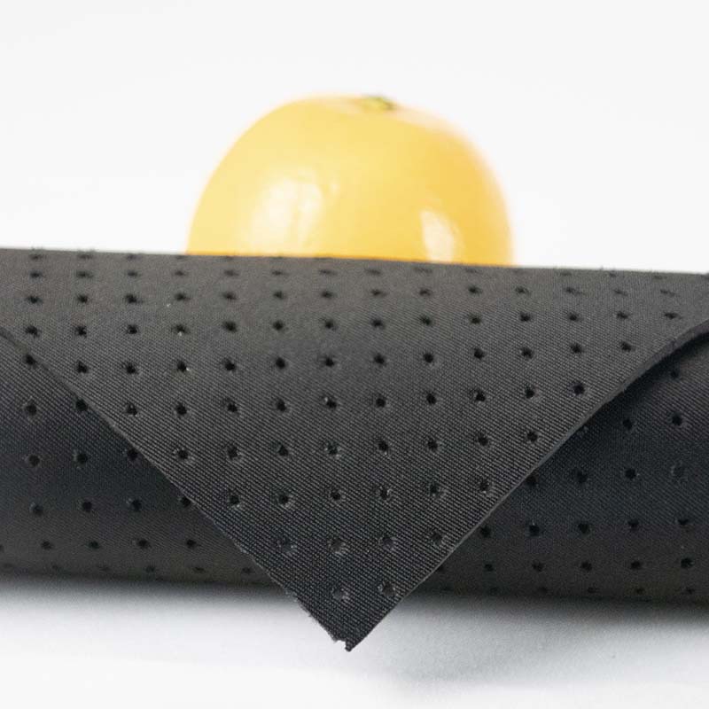 厂家供应冲孔SBR贴合透气打孔潜水料 护膝腰带潜水料加工制作